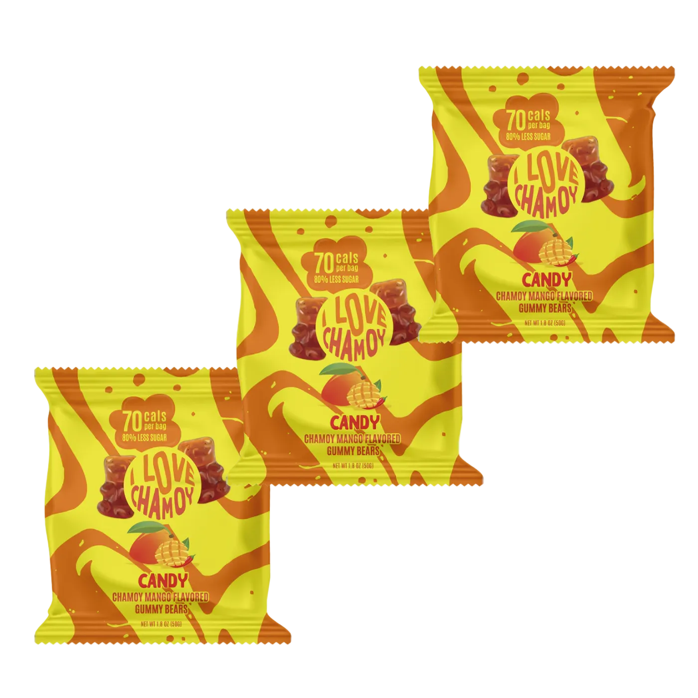 I Love Chamoy Candy - Chamoy Mango Flavor (3 Pack)