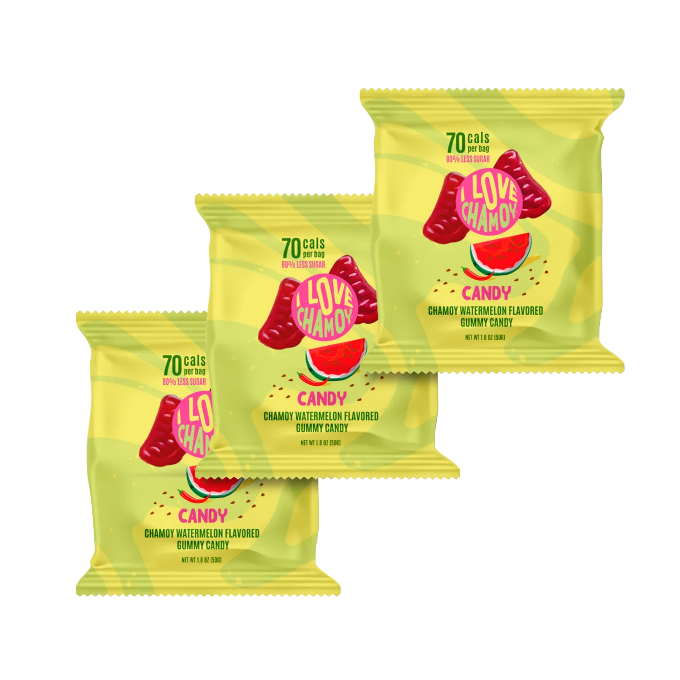 I Love Chamoy Candy - Chamoy Watermelon Flavor (3 Pack)